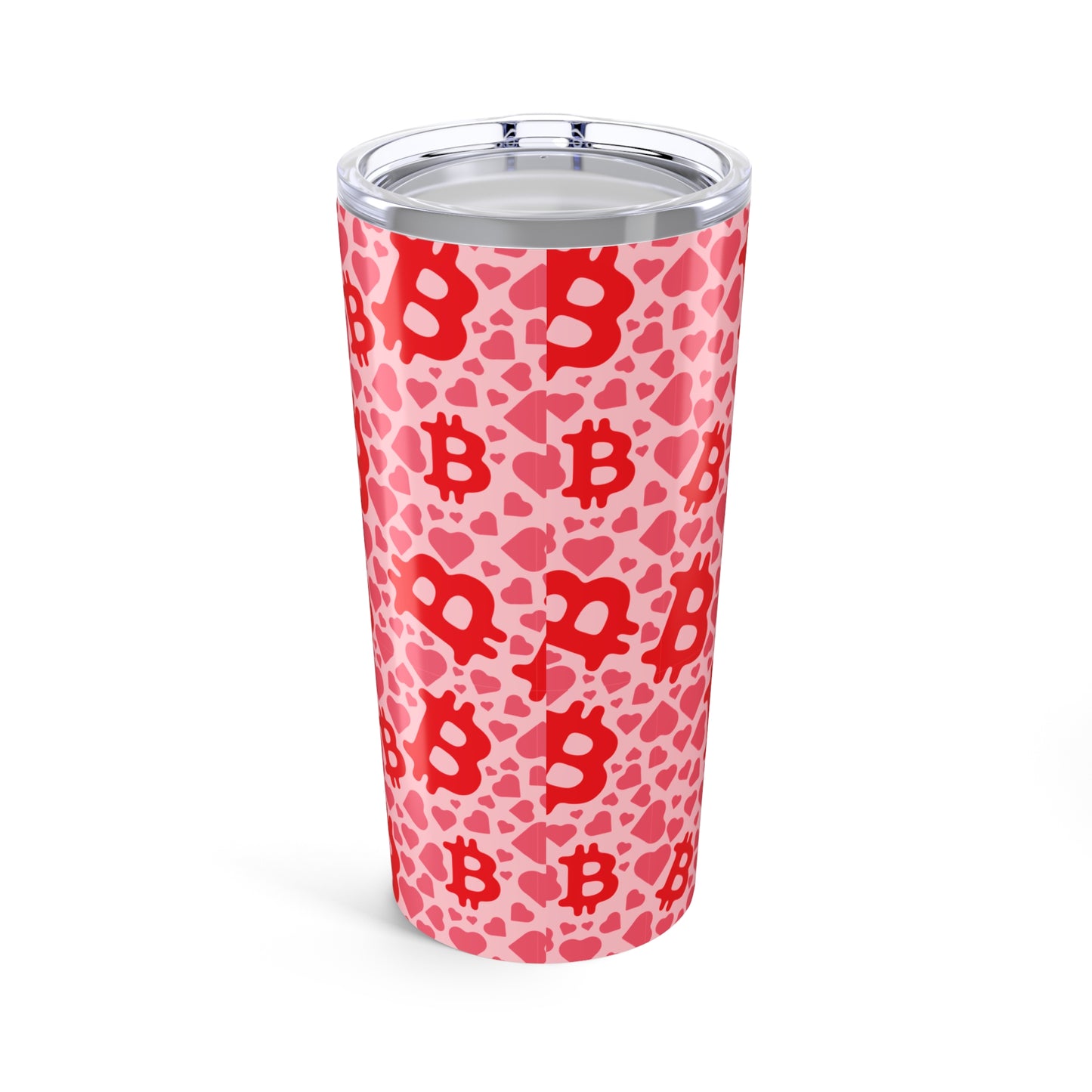 Itty Bitties Bitcoin and Hearts Tumbler 20oz