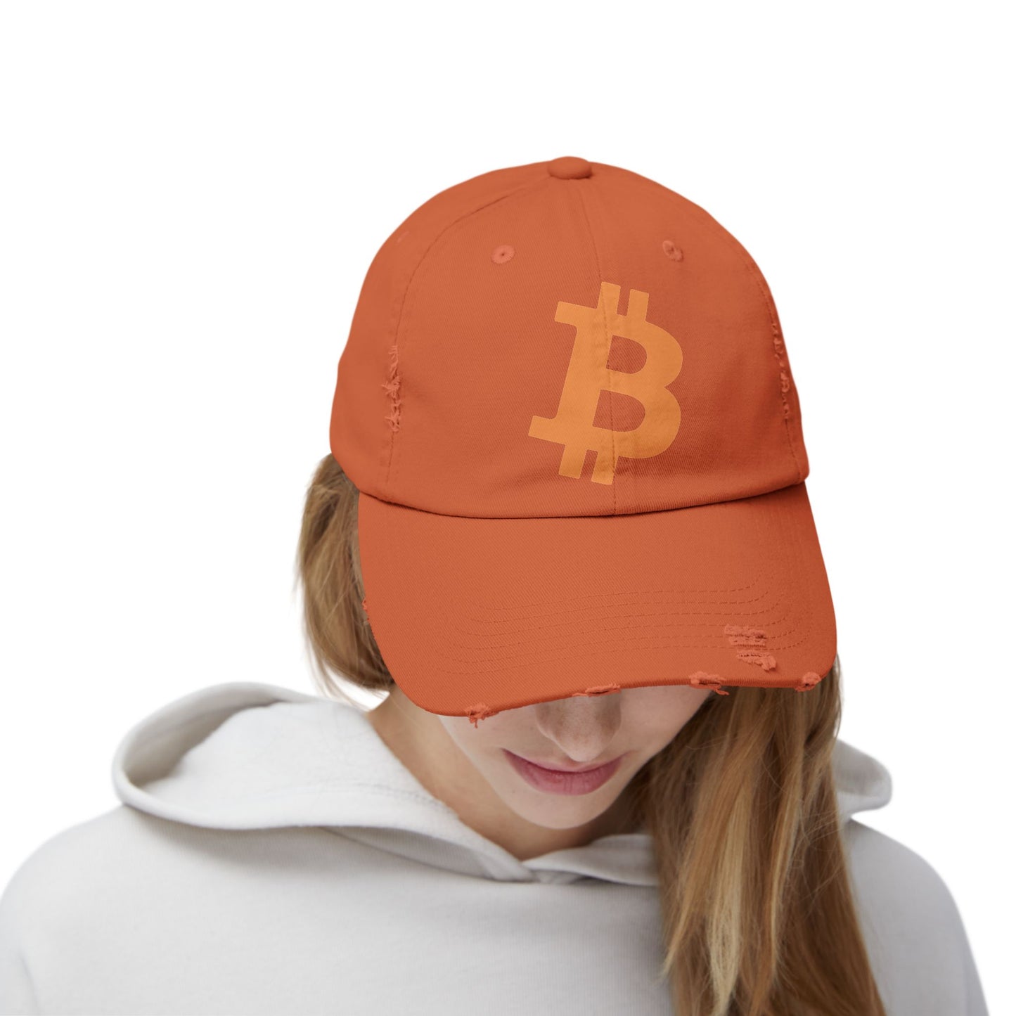 Bitcoin Stealth Logo Printed Hat