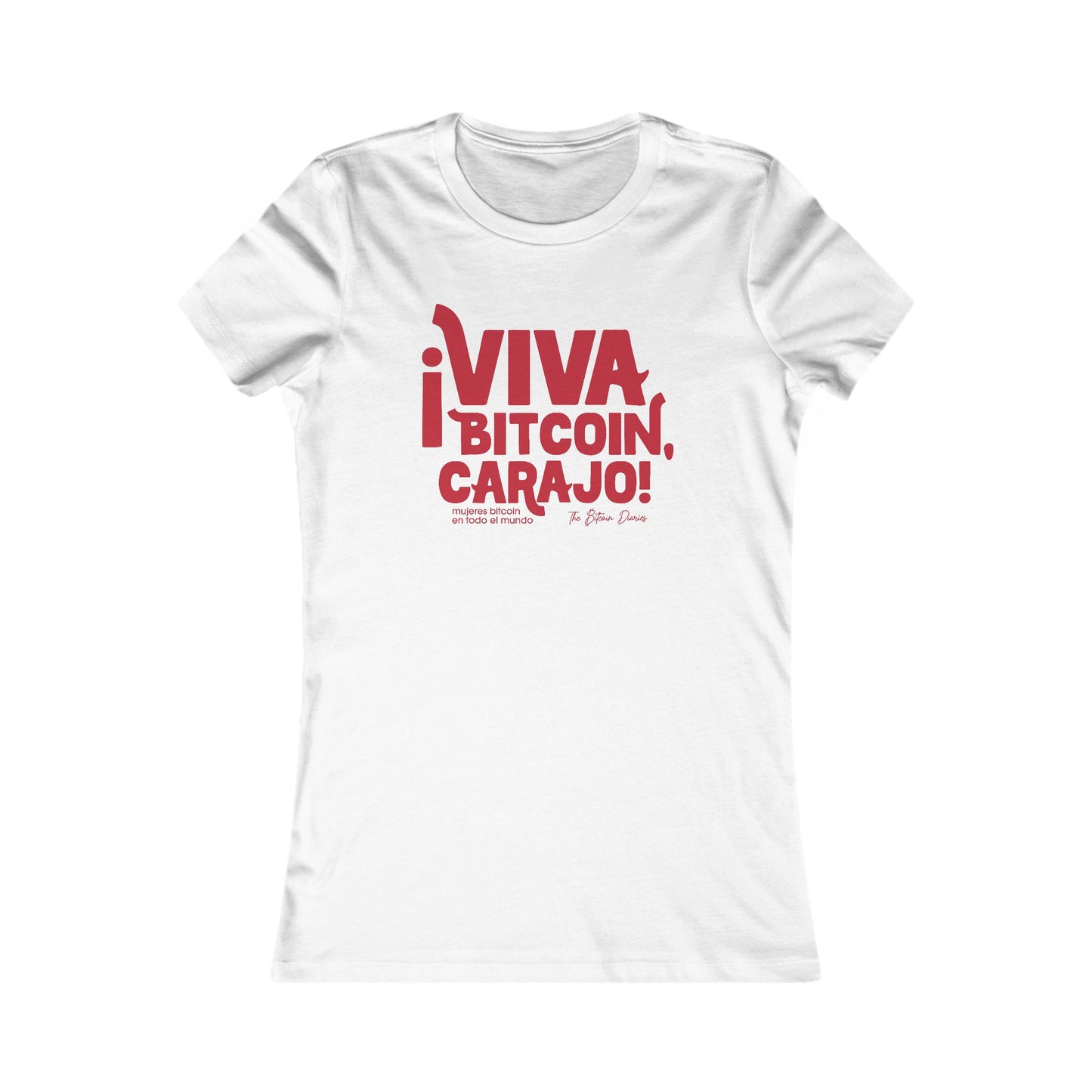 ¡Viva Bitcoin, Carajo! Slim Fit T-Shirt