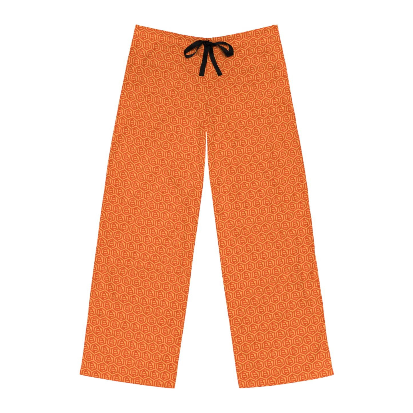 Bitcoin Orange Hex Men's Pyjama Pants