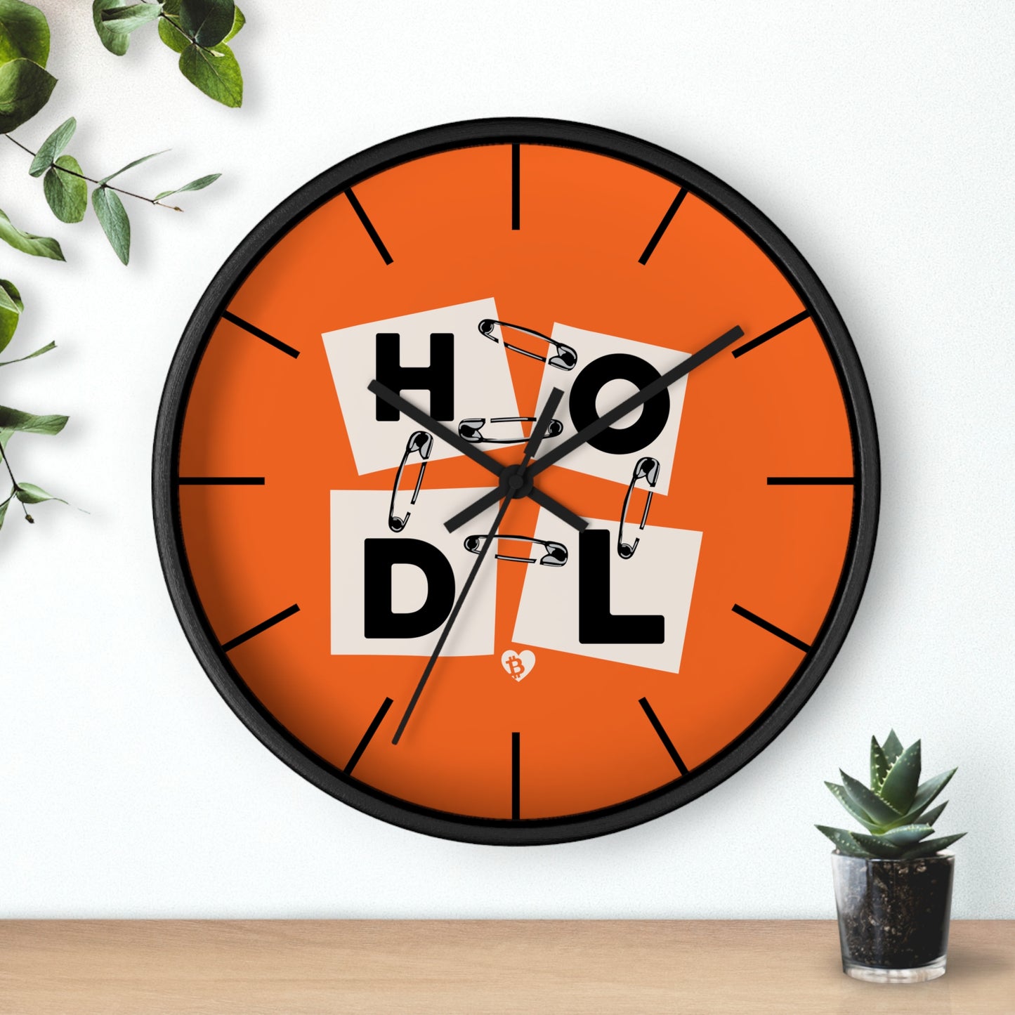 Remember to HODL Wall Clock