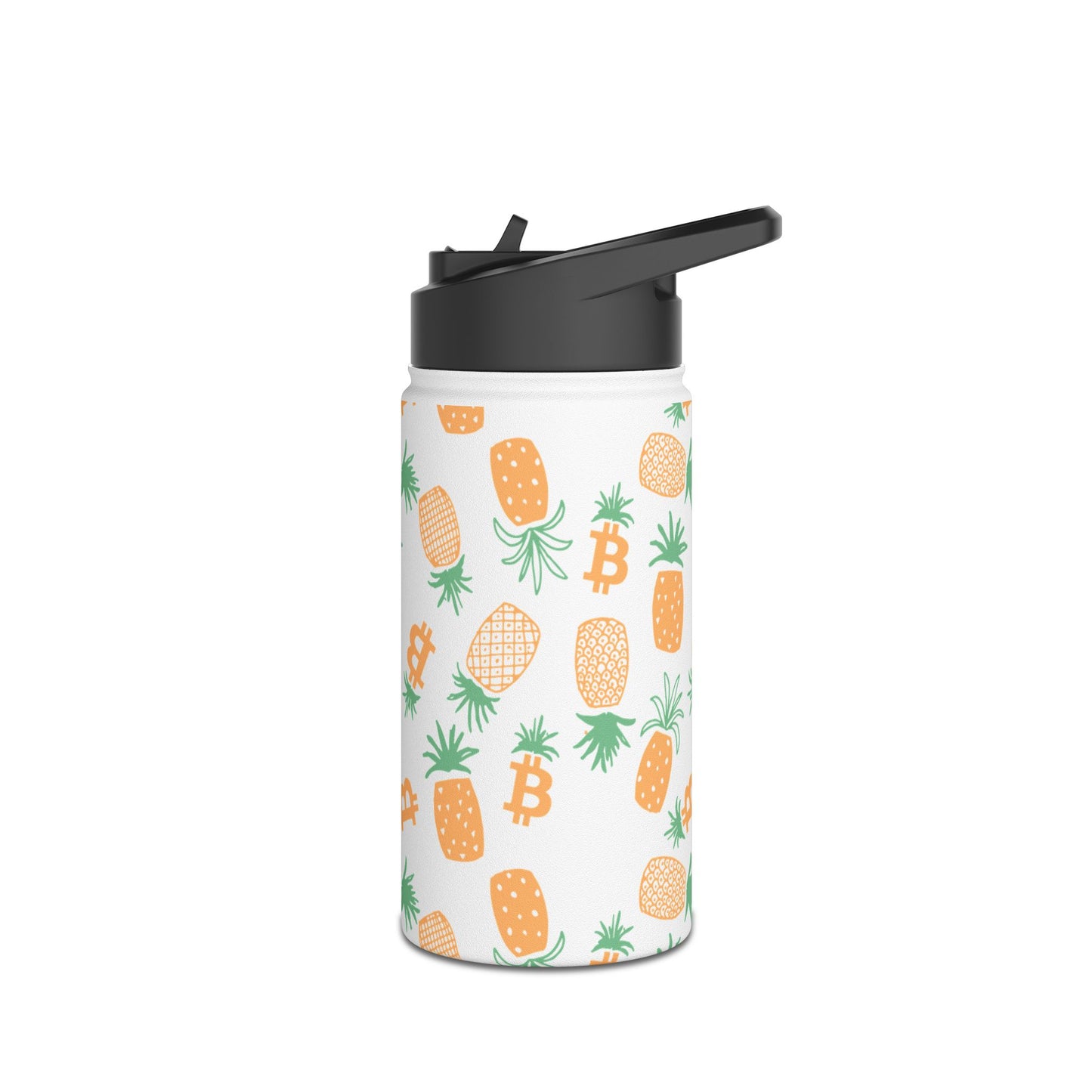Bitcoin Pineapples Stainless Steel Water Bottle