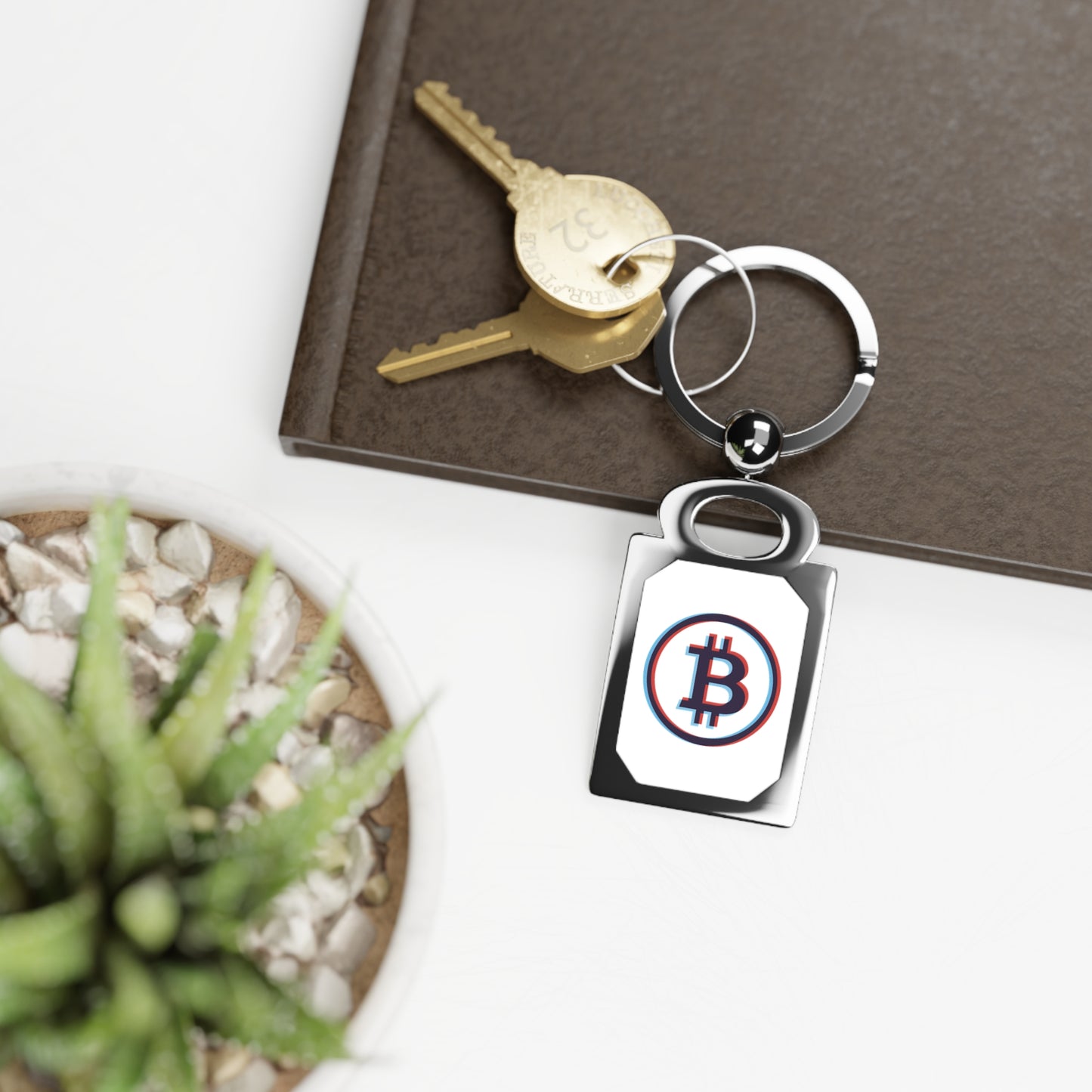 3D Big Bitcoin Keyring