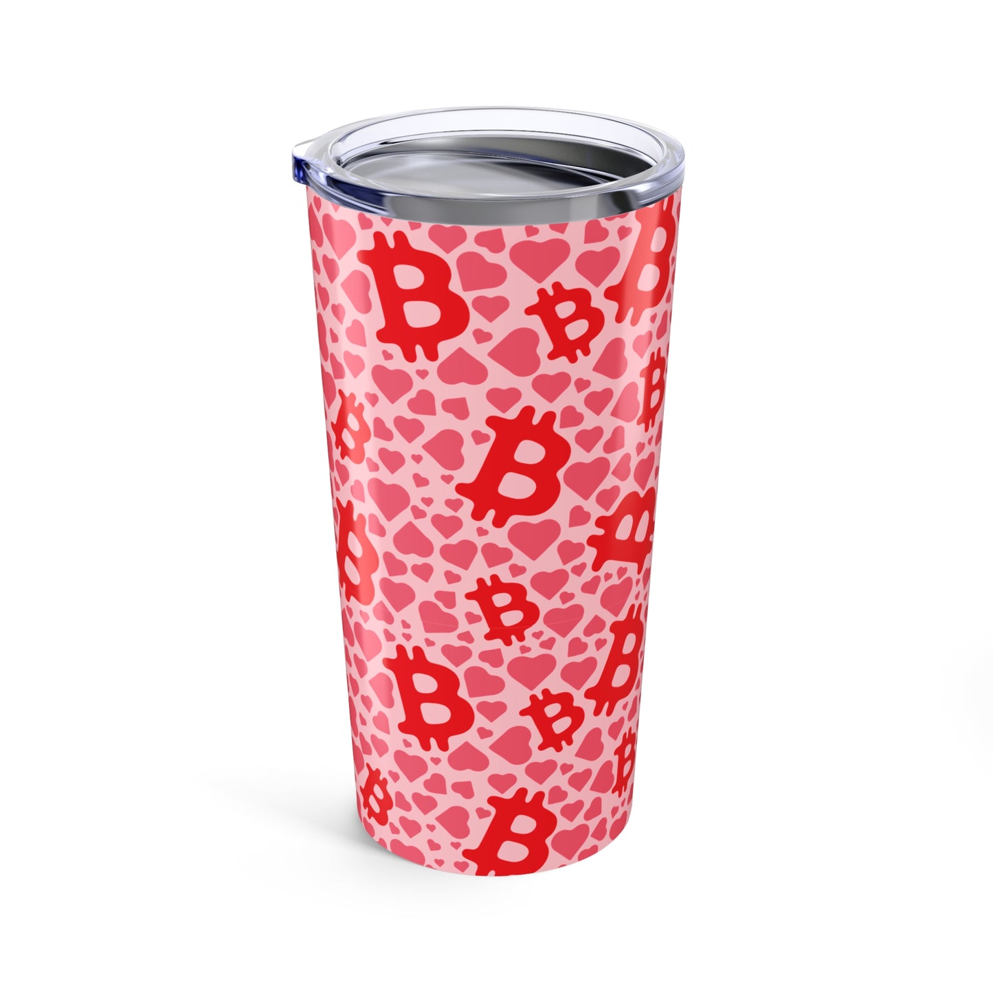 Itty Bitties Bitcoin and Hearts Tumbler 20oz