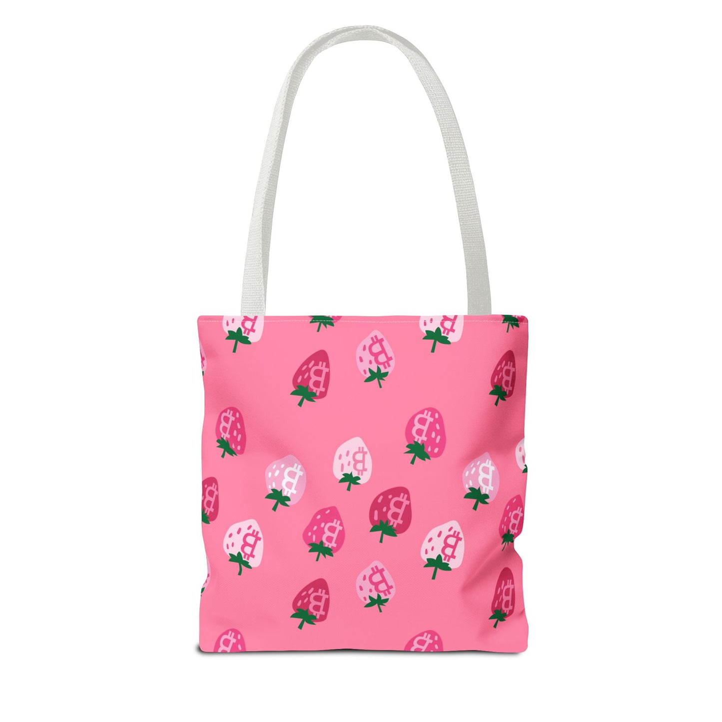 StrawBerry Bitcoin Tote Bag