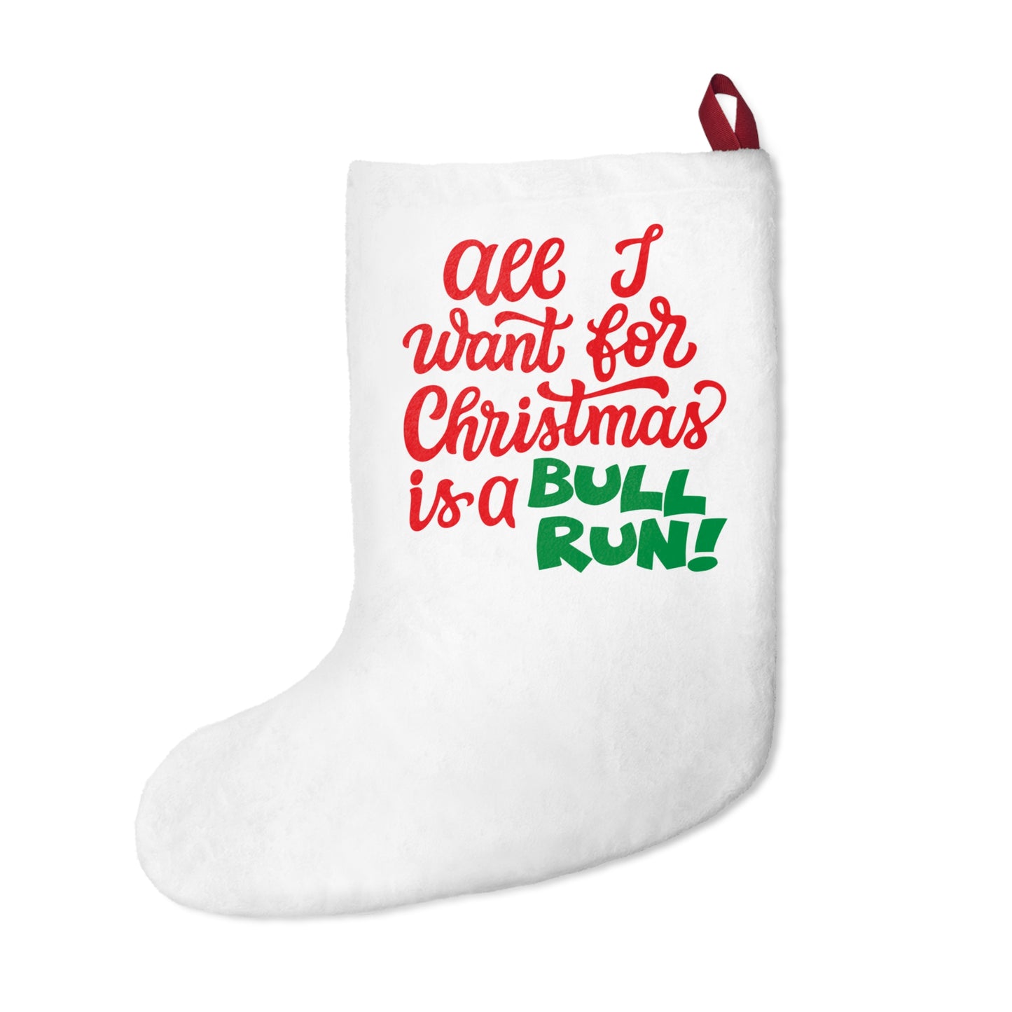 Christmas Bull Run Christmas Stockings