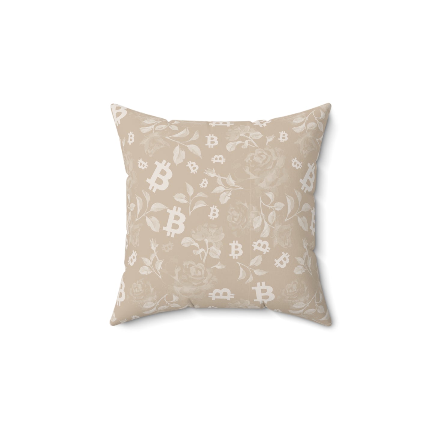 Stack Sandy Roses Square Pillow