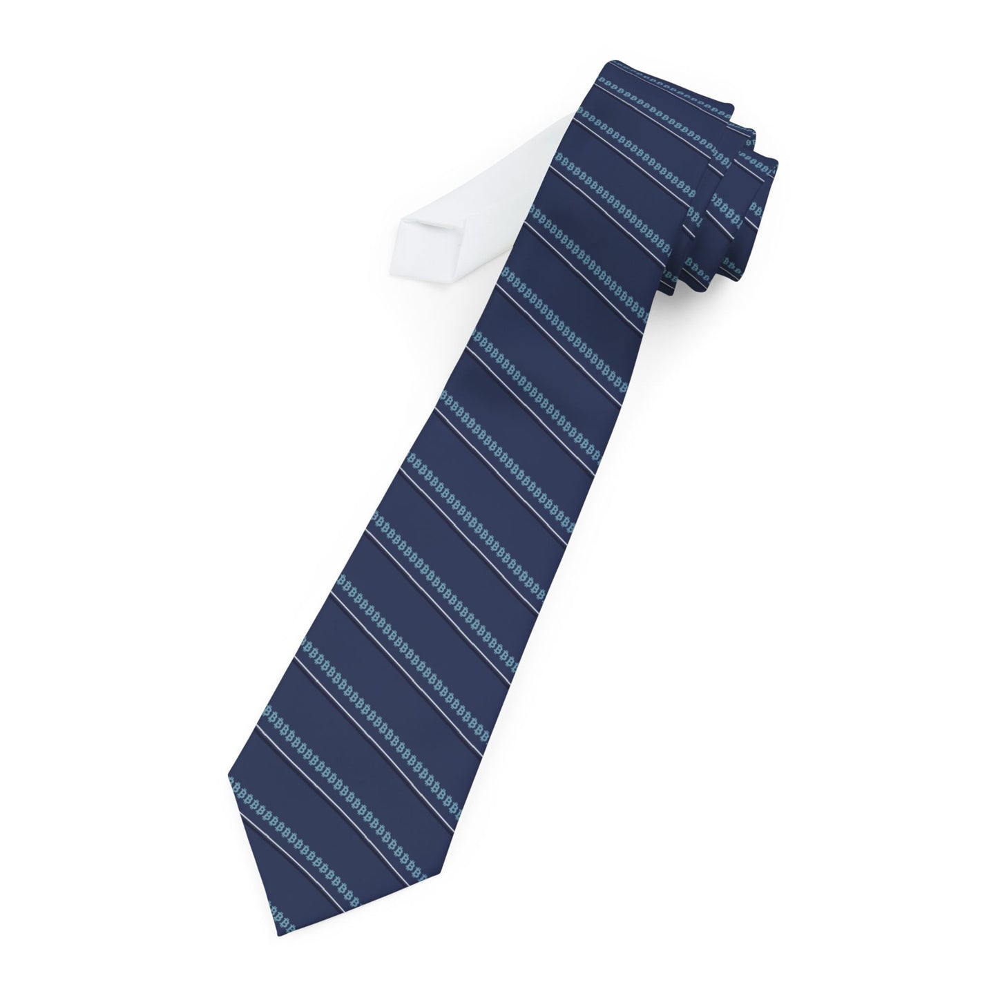 Blue Bitcoin Barrister Necktie