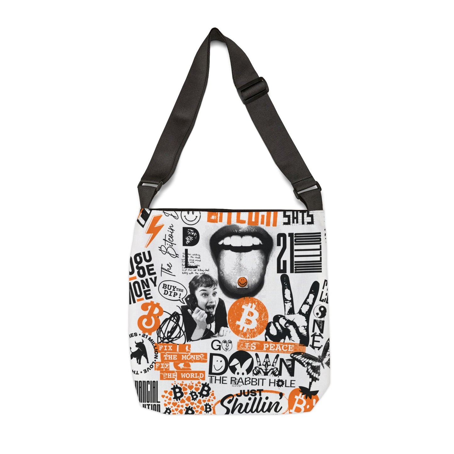 Financial Revolution Adjustable Tote Bag