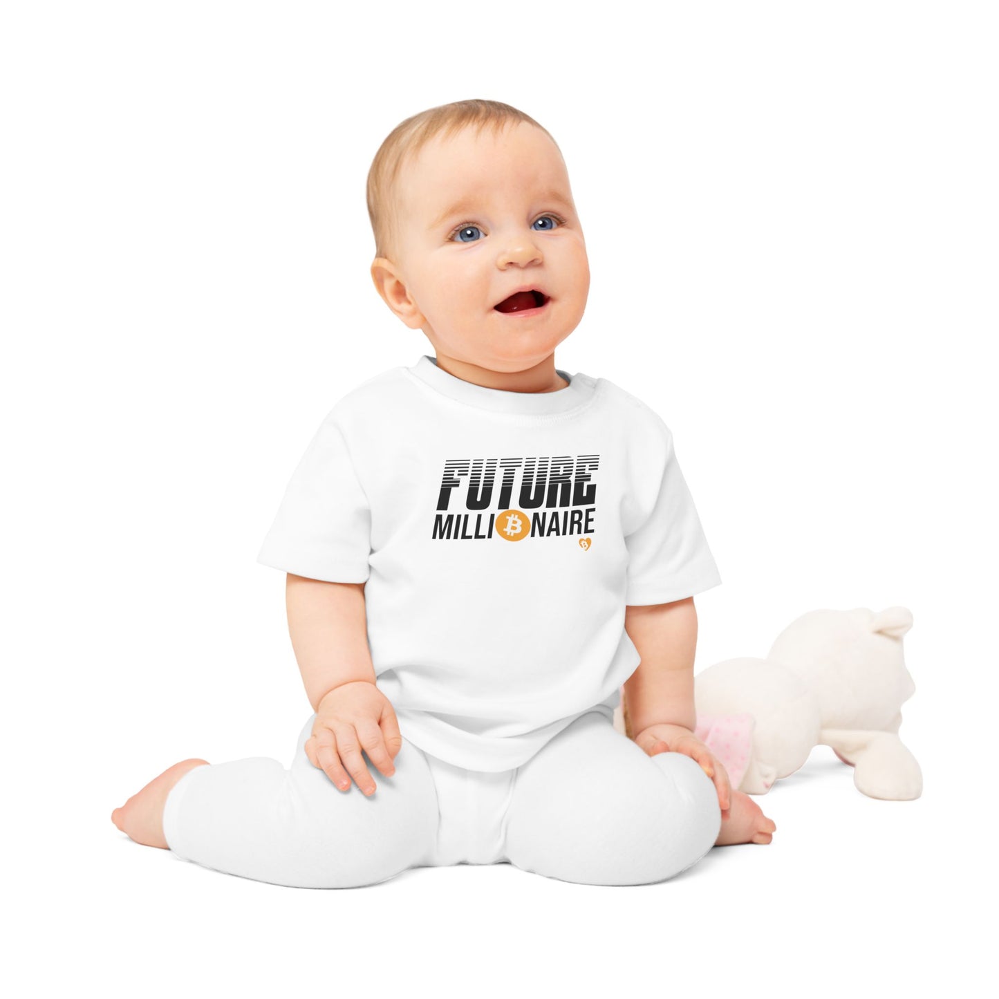 Future Millionaire Organic Cotton Baby T-Shirt