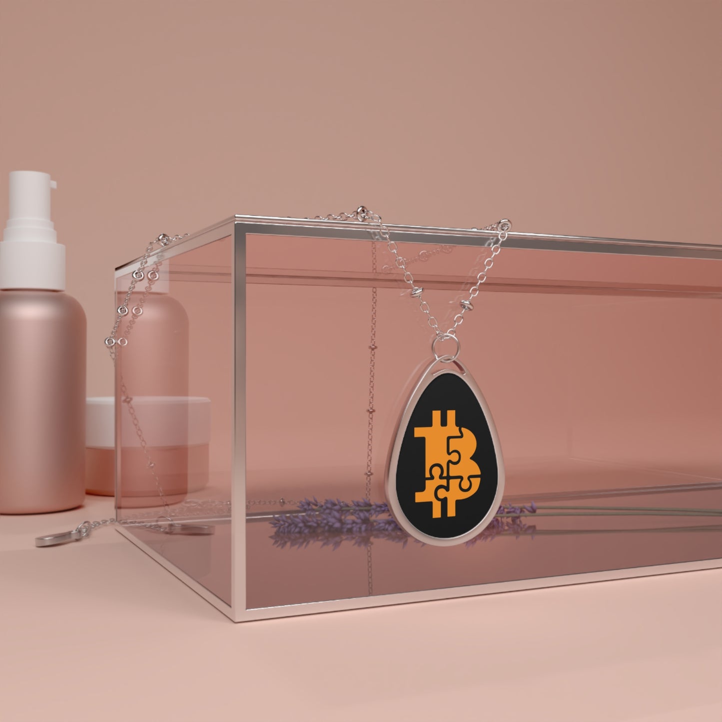 Bitcoin Puzzle Necklace
