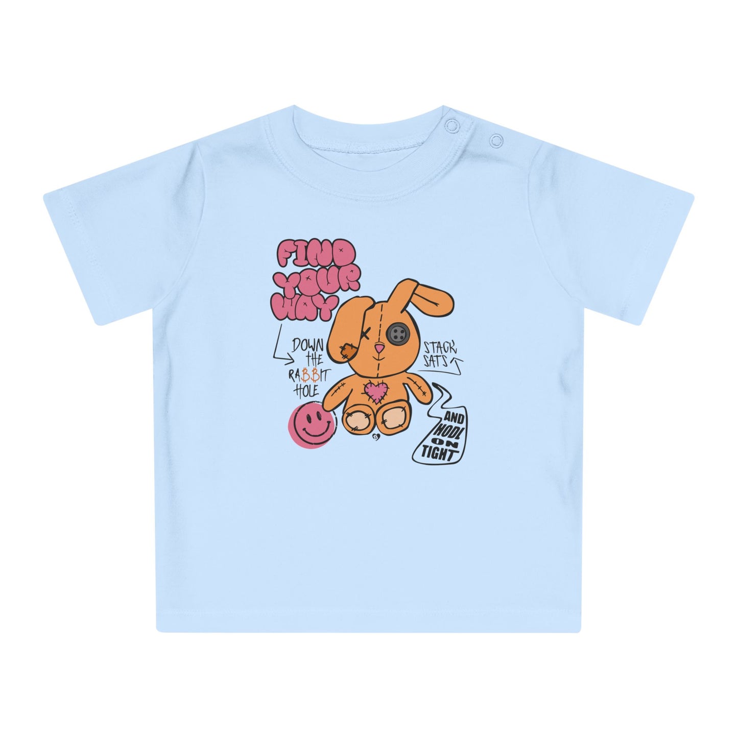 Down the Rabbit Hole Organic Cotton Baby T-Shirt