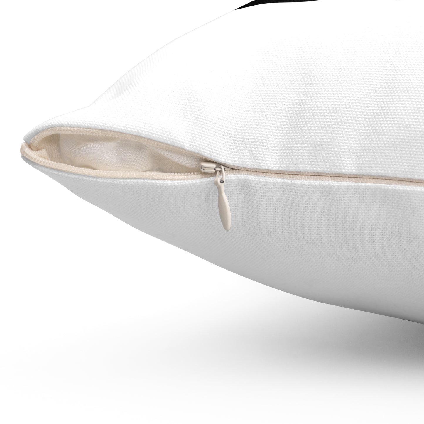I Heart BTC Bitcoin White Square Pillow