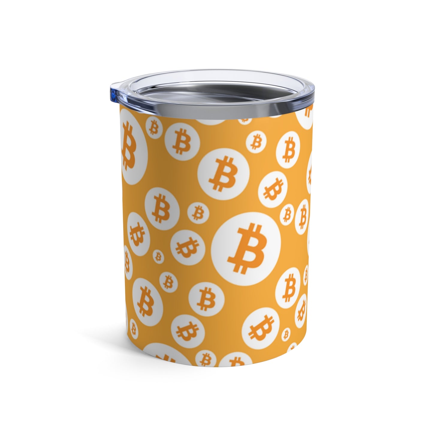 Bitcoin Symbols Polkadot Tumbler 10oz