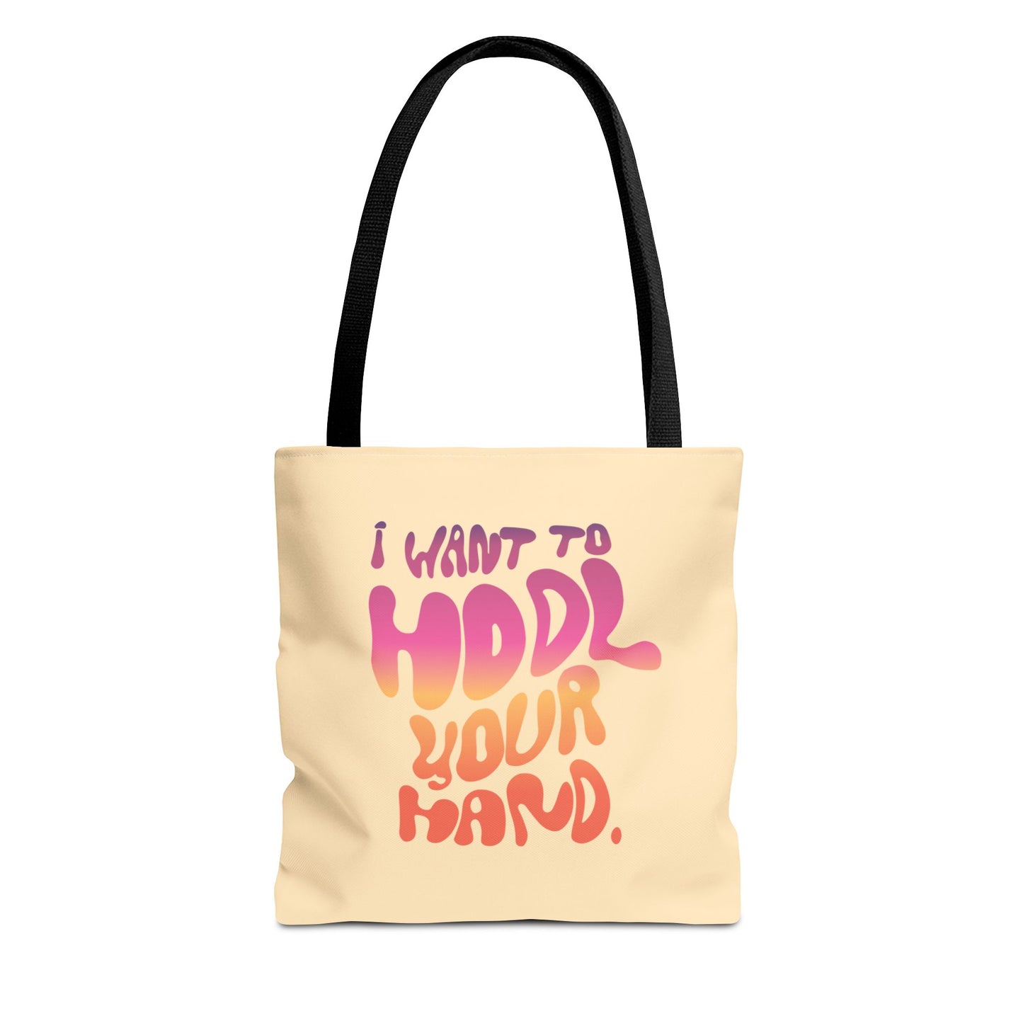 'I Want To HODL Your Hand' AOP Tote Bag