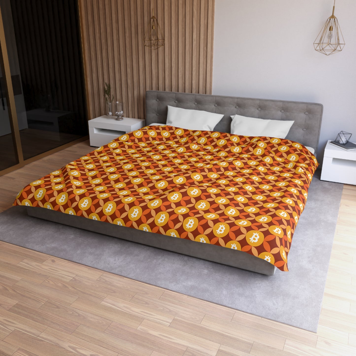 AirBTC Bitcoin 1975 Microfiber Duvet Cover