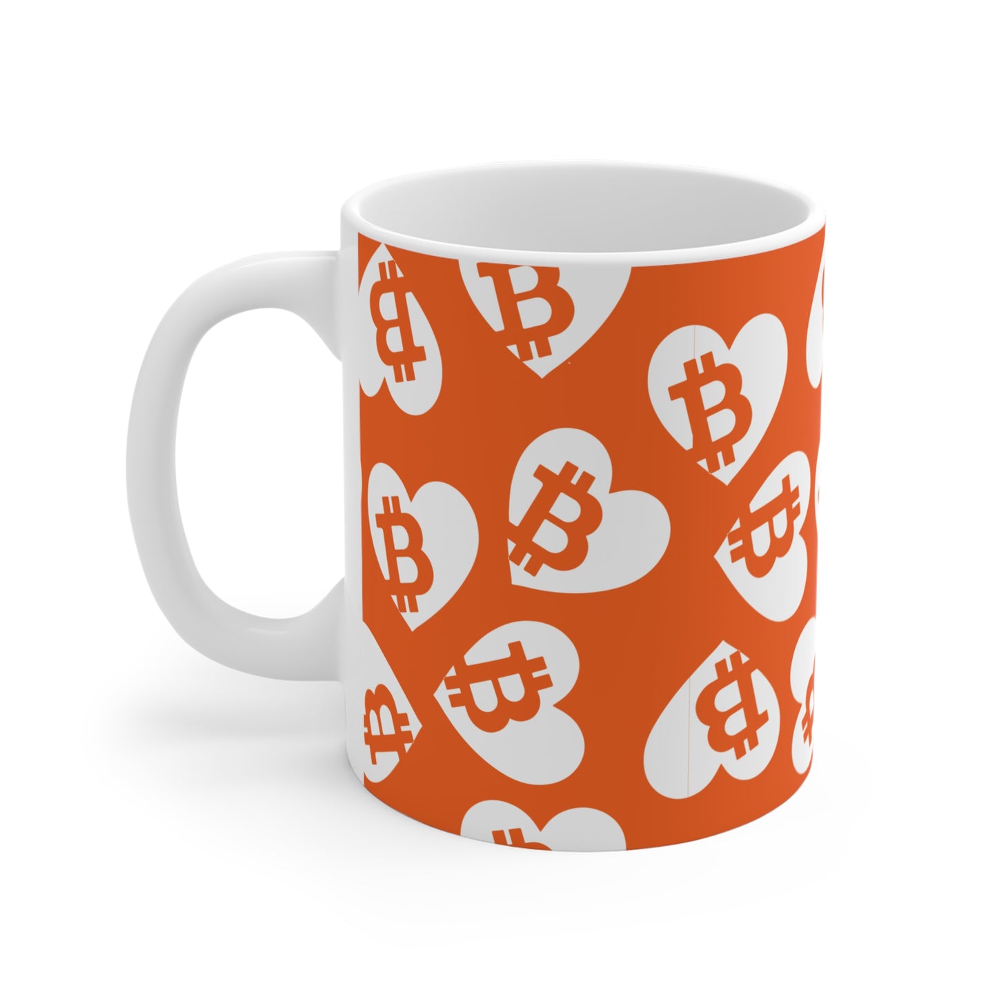 Bitcoin Pocket Heart Mug 11oz