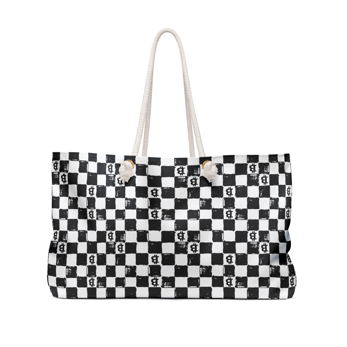 Chessboard Bitcoin Weekender Bag