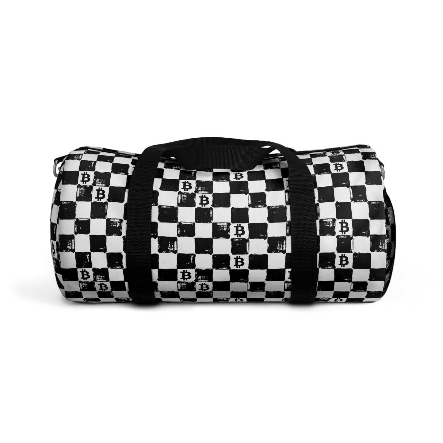 Chessboard Bitcoin Duffel Bag