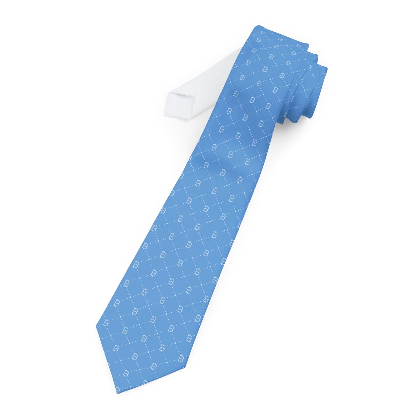 Serious Solicitor Bitcoin Baby Blue Necktie