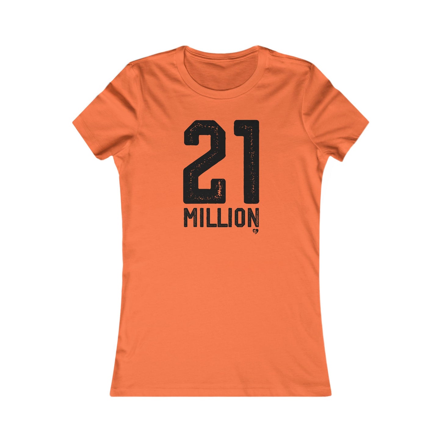 'No. 21 Million' Bitcoin Slim Fit T-Shirt