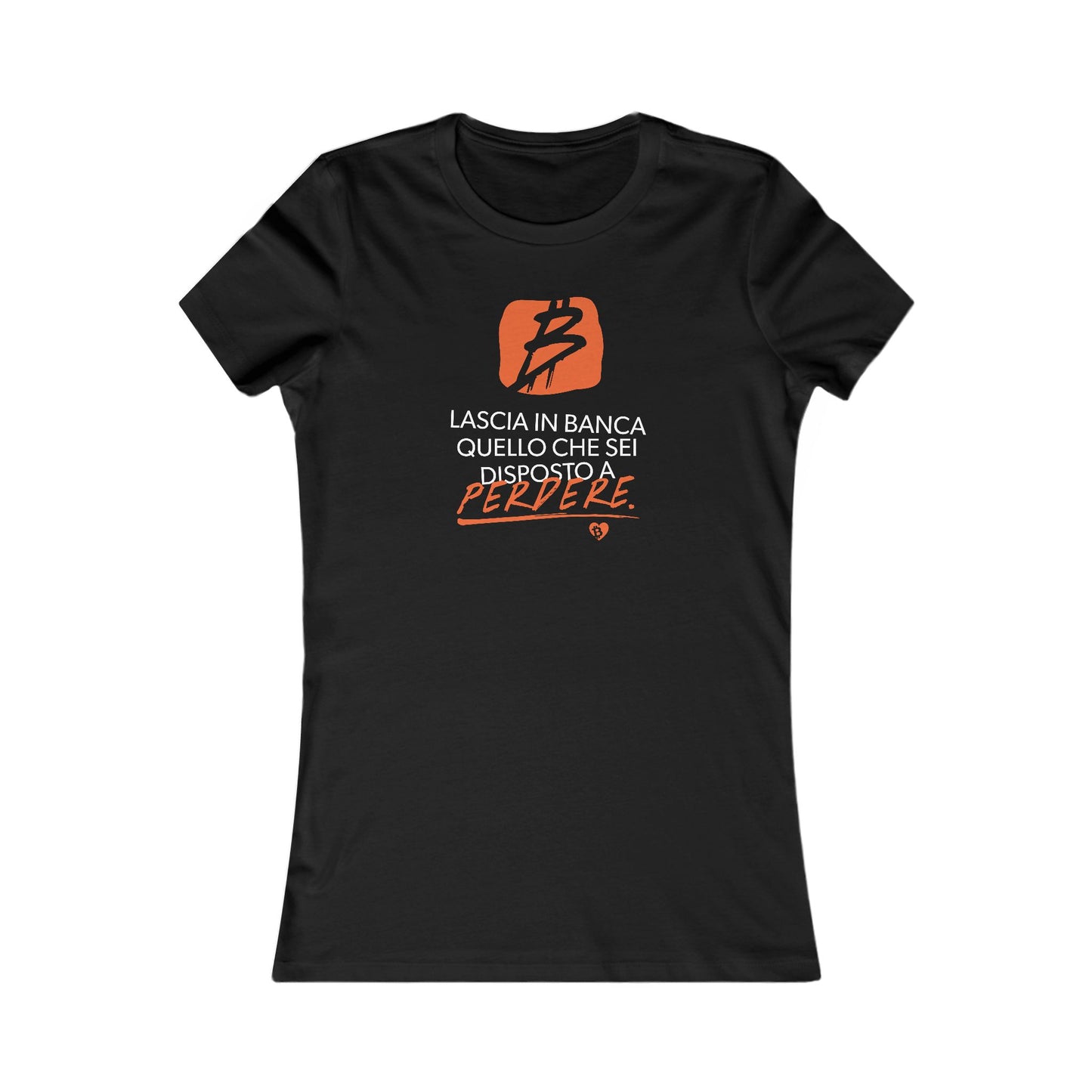 Italian 'Perdere' Bitcoin Worldwide Slim Fit T-Shirt