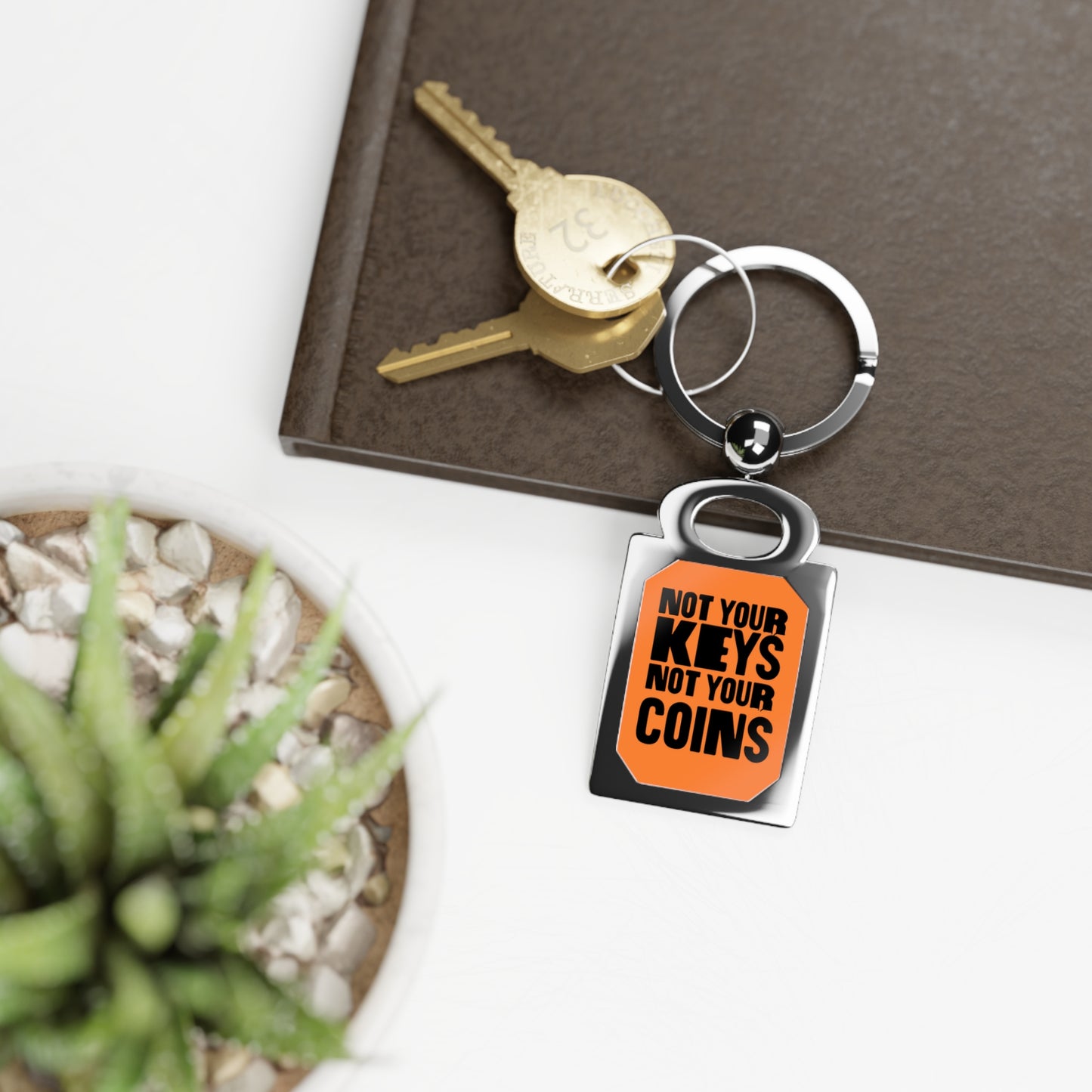 Not Your Keys Not Your Coins Keyring