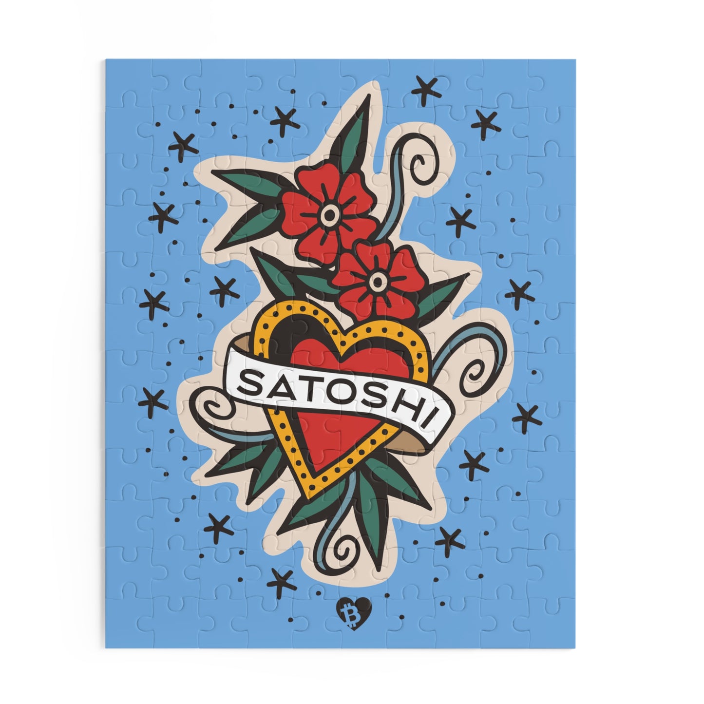 Satoshi Tattoo Jigsaw Puzzle
