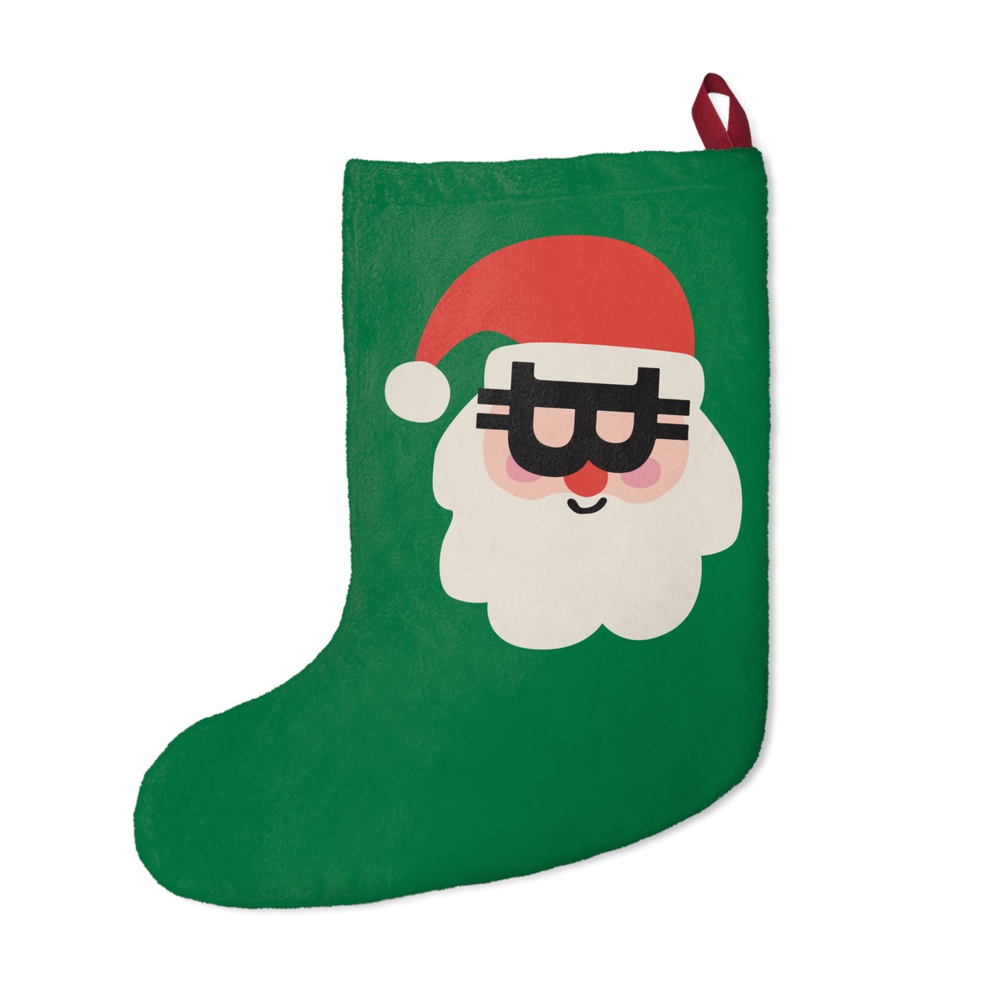 Bitcoin Santa Christmas Stocking