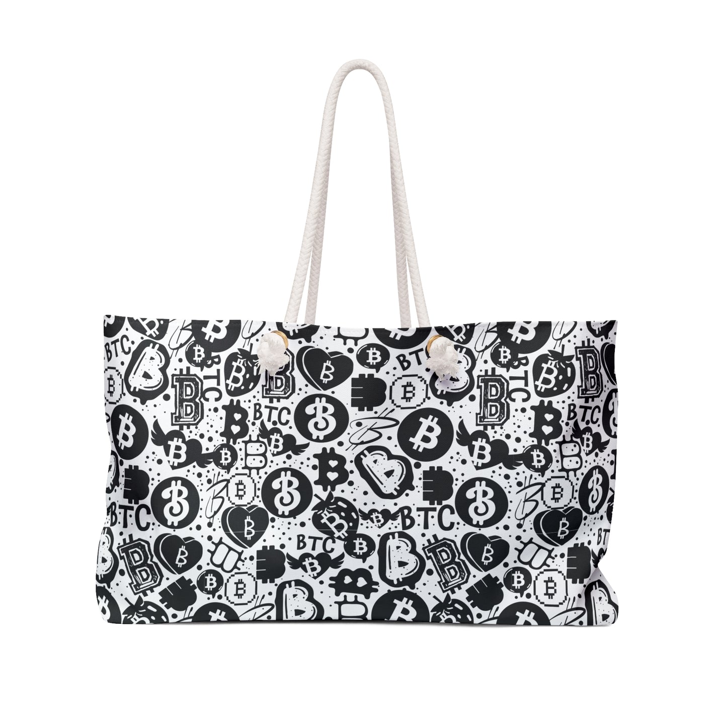 Read All About It Bitcoin Weekender Bag