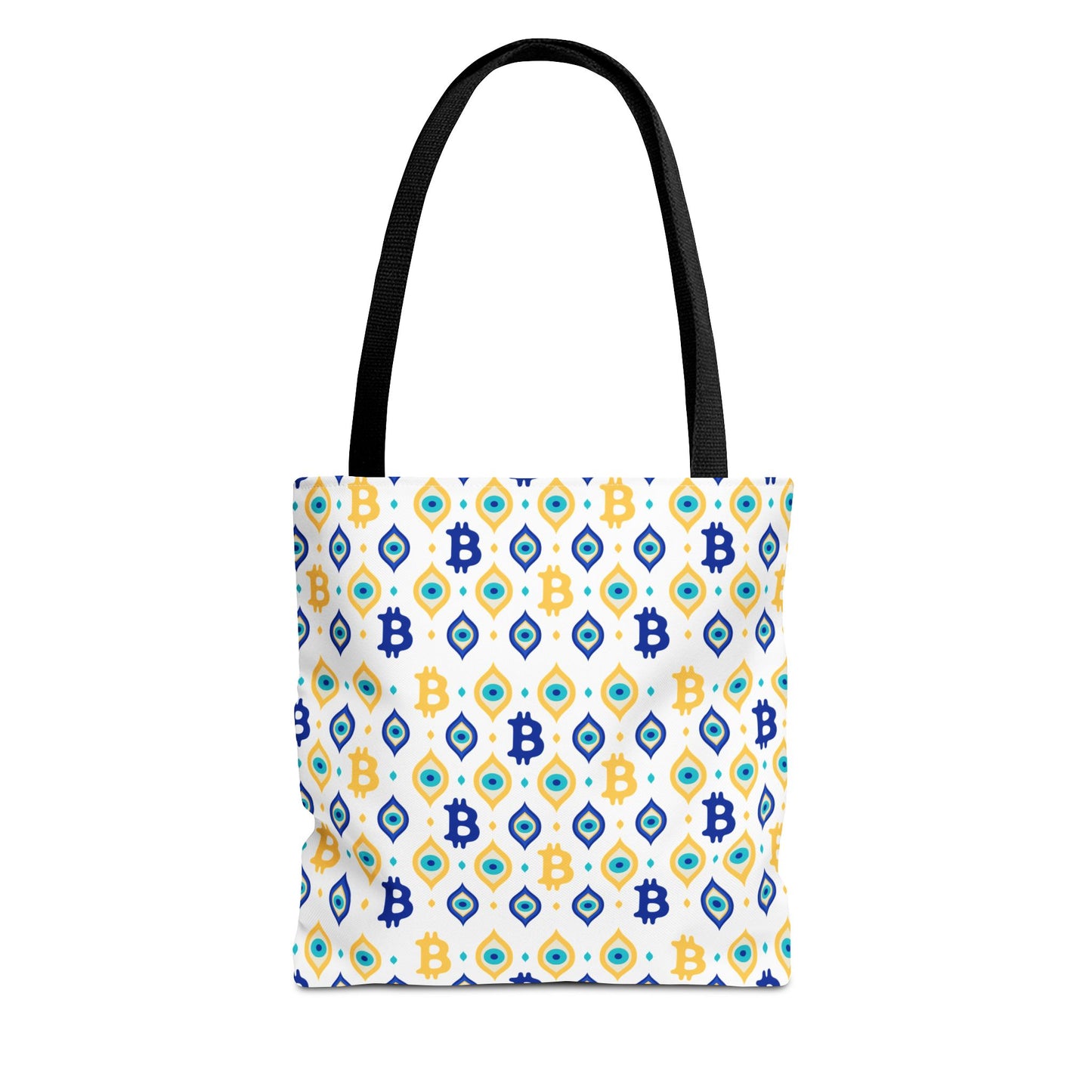 Bitcoin Evil Eye Tote Bag