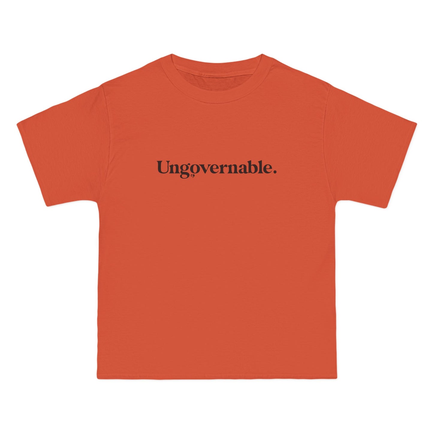 Camiseta clásica extragrande con estampado de carne de Ungovernable