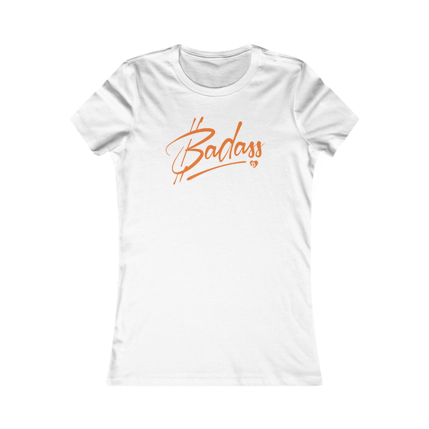 Bitcoin Badass Slim Fit Women's T-Shirt