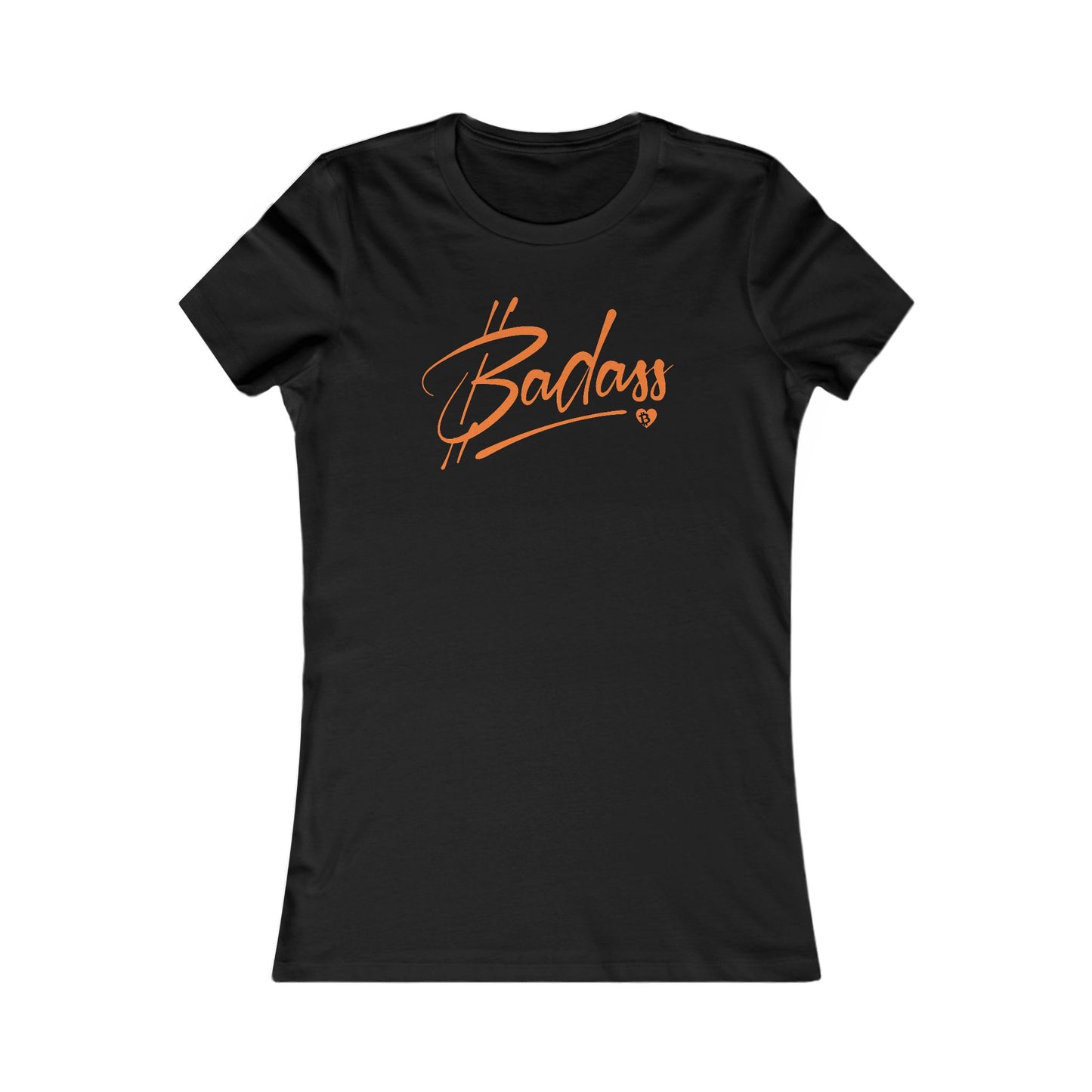 Bitcoin Badass Slim Fit Women's T-Shirt