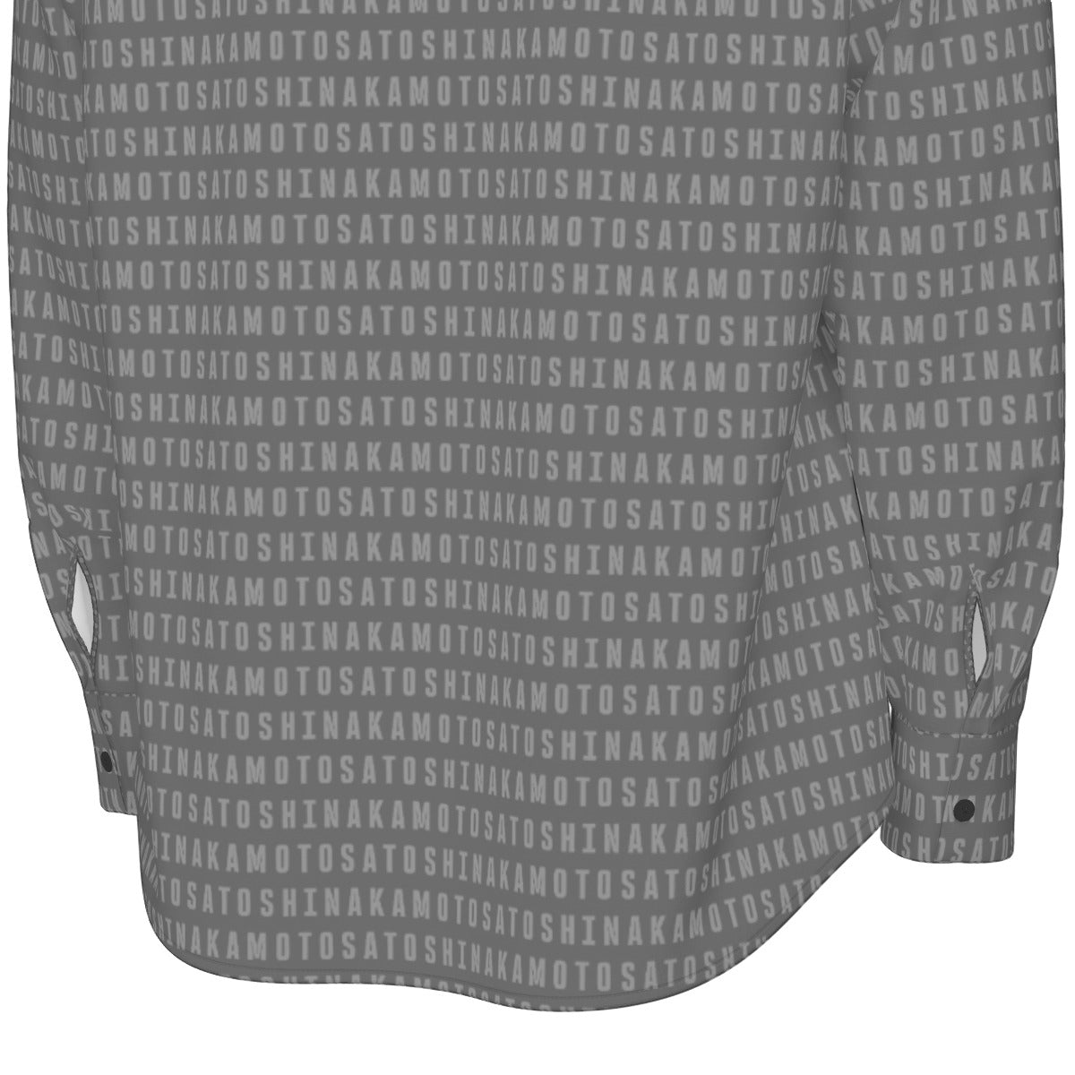 Satoshi Nakamoto Fine Print Men's Long Sleeve Shirt