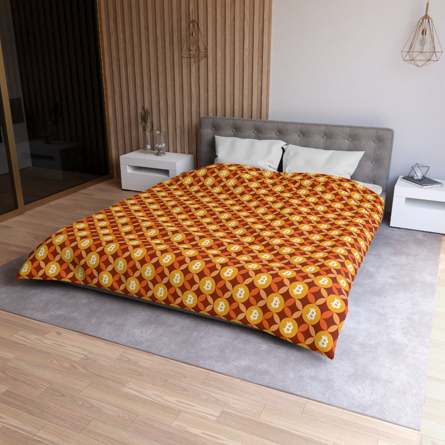 AirBTC Bitcoin 1975 Microfiber Duvet Cover