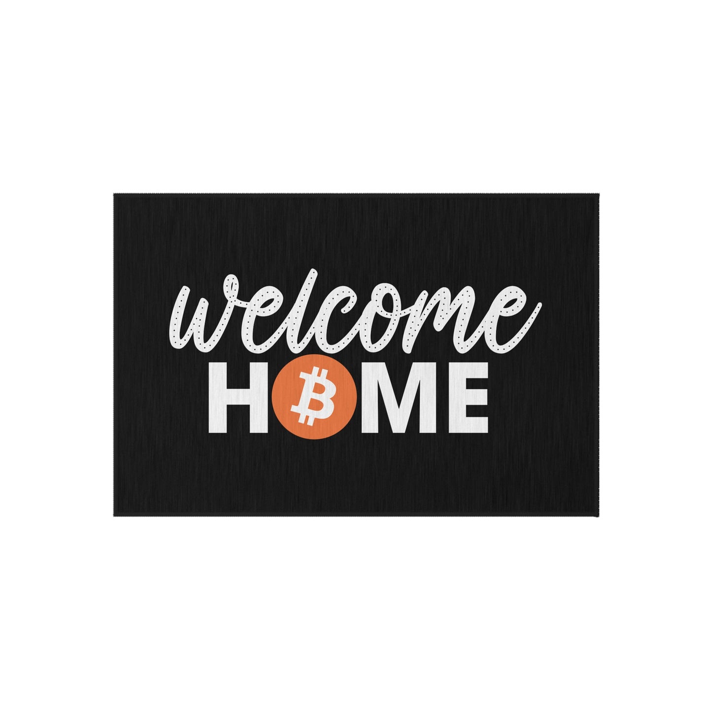 Airbtc Welcome Home Outdoor Rug