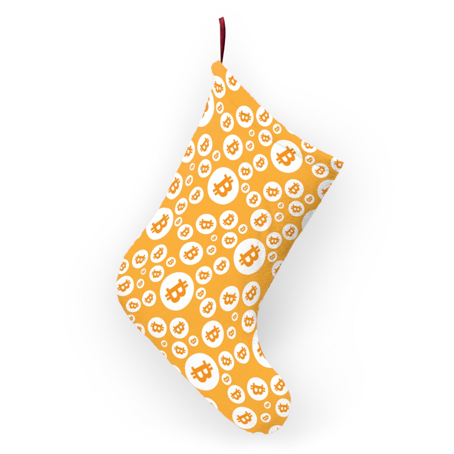 Bitcoin Polkadot Christmas Stocking