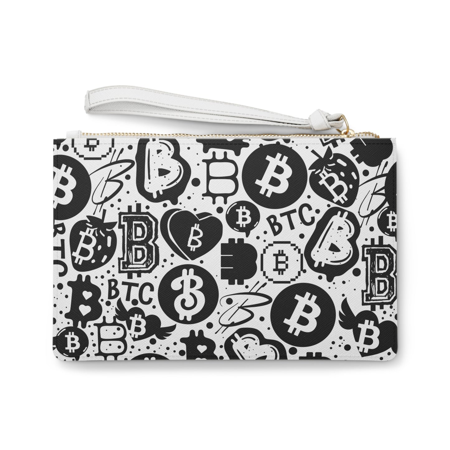 Read All About It Bitcoin Clutch Bag