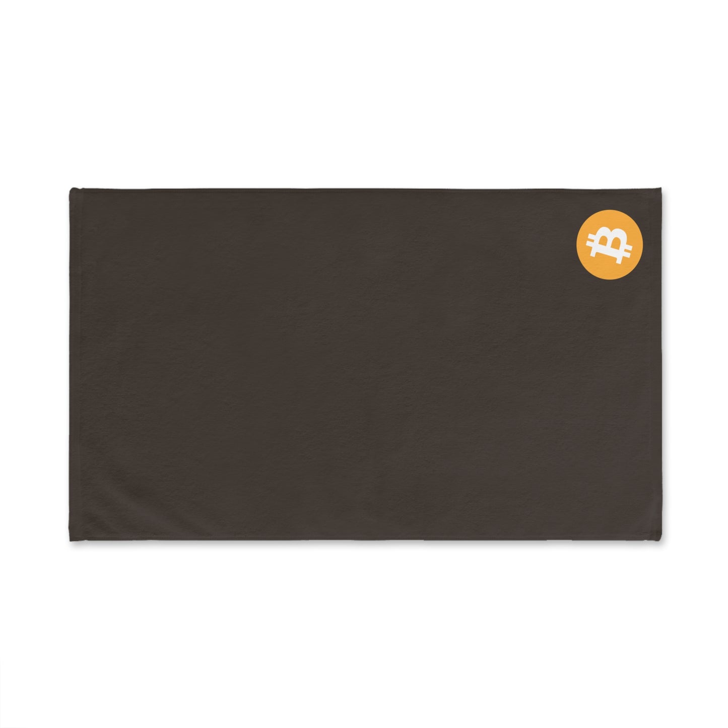 AirBTC Bitcoin Symbol on Slate Hand Towel