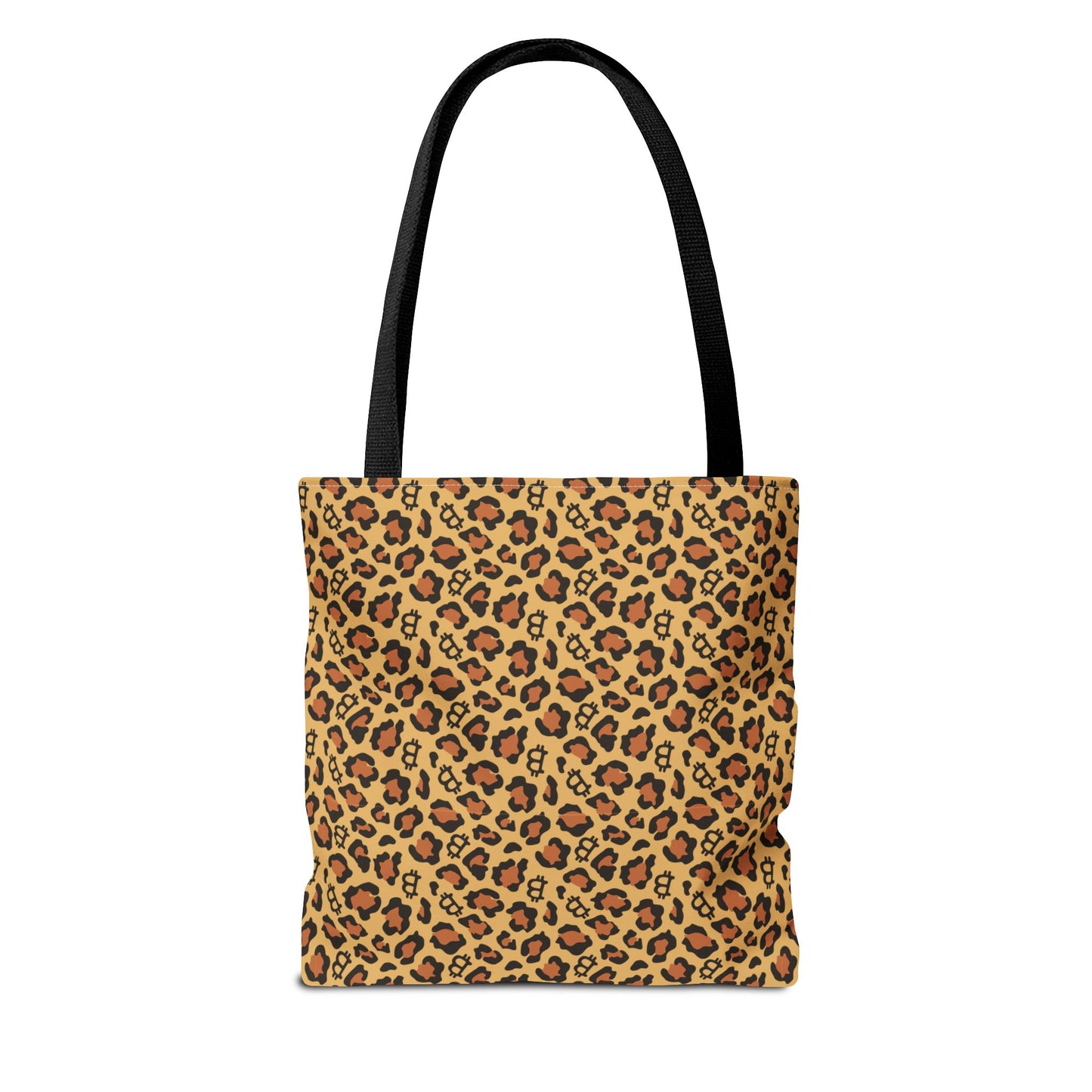 Leopard Print Bitcoin Tote Bag