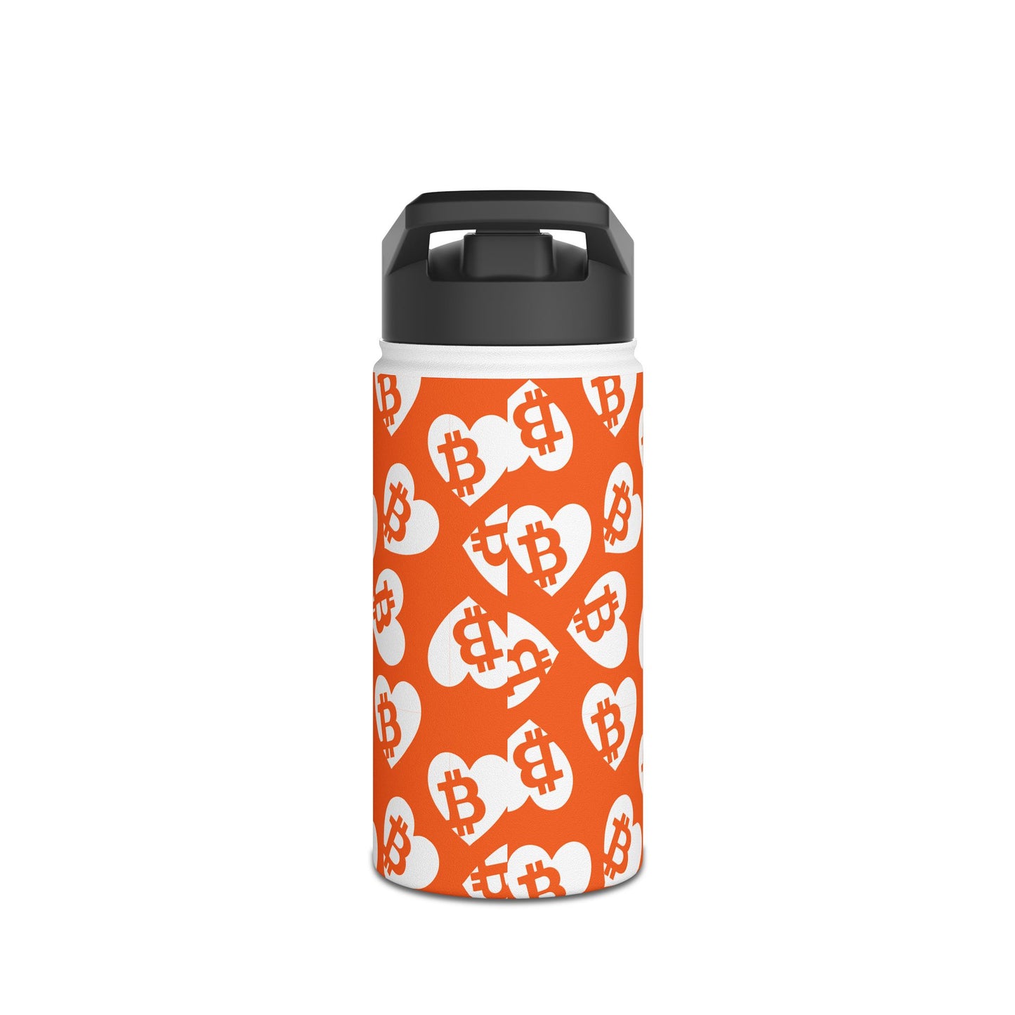 Bitcoin Pocket Hearts Stainless Steel Water Bottle