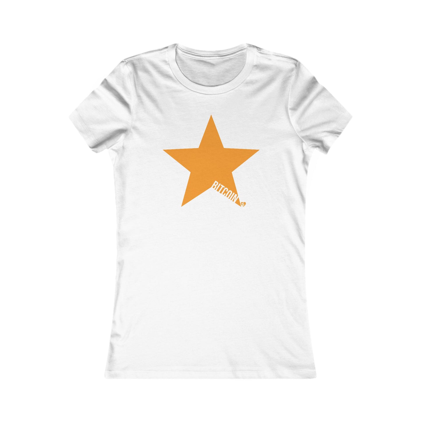 Big Bitcoin Star Slim Fit T-Shirt
