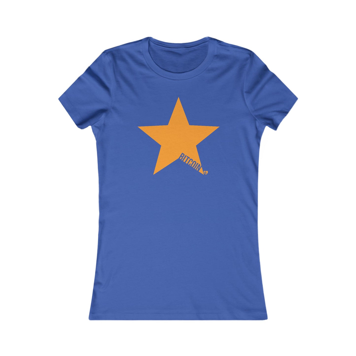 Big Bitcoin Star Slim Fit T-Shirt