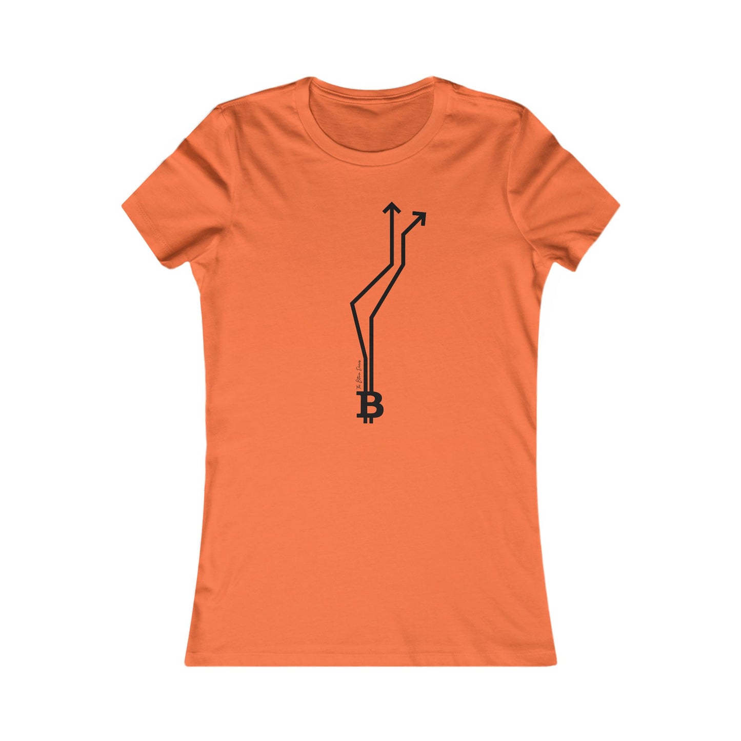 Bitcoin Directions Slim Fit T-Shirt