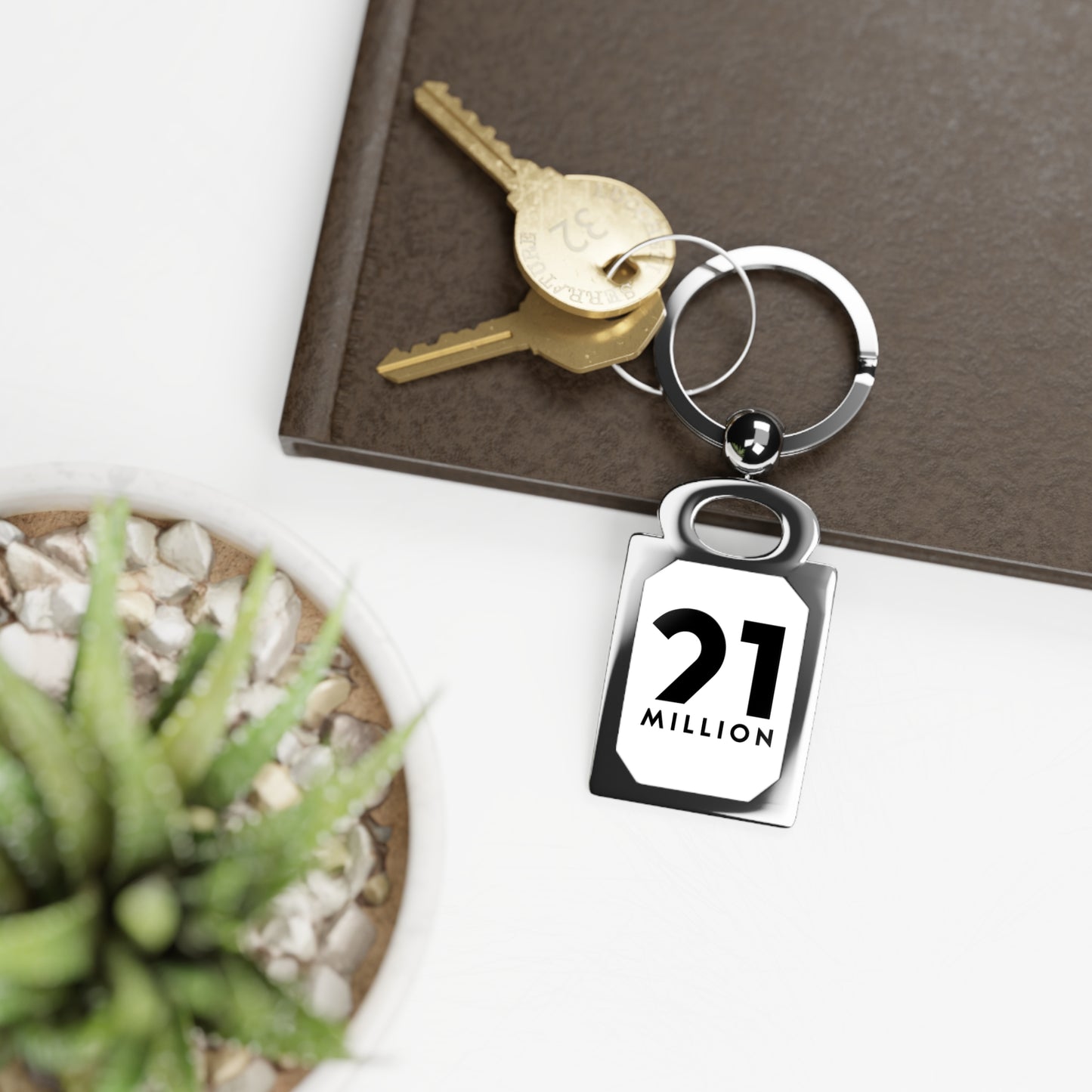21 Mill Emblem Keyring