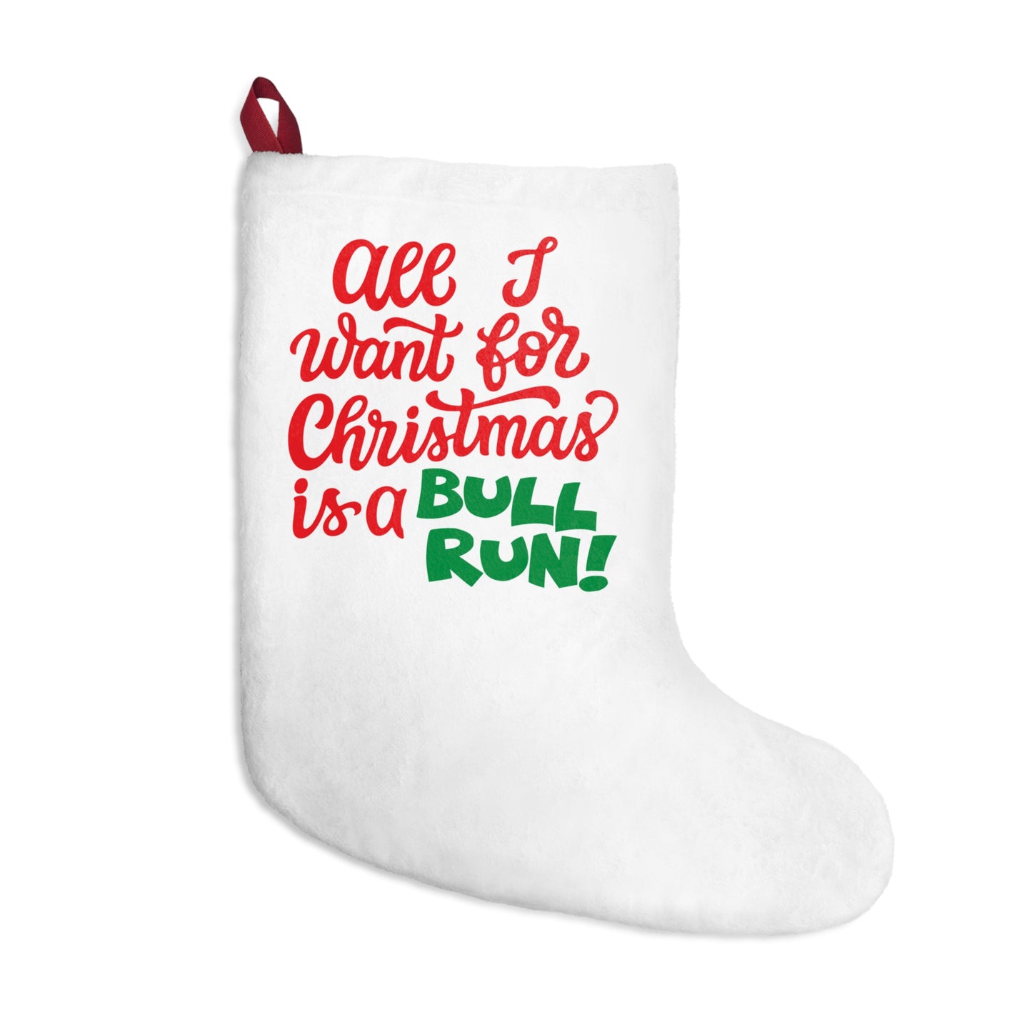 Christmas Bull Run Christmas Stockings