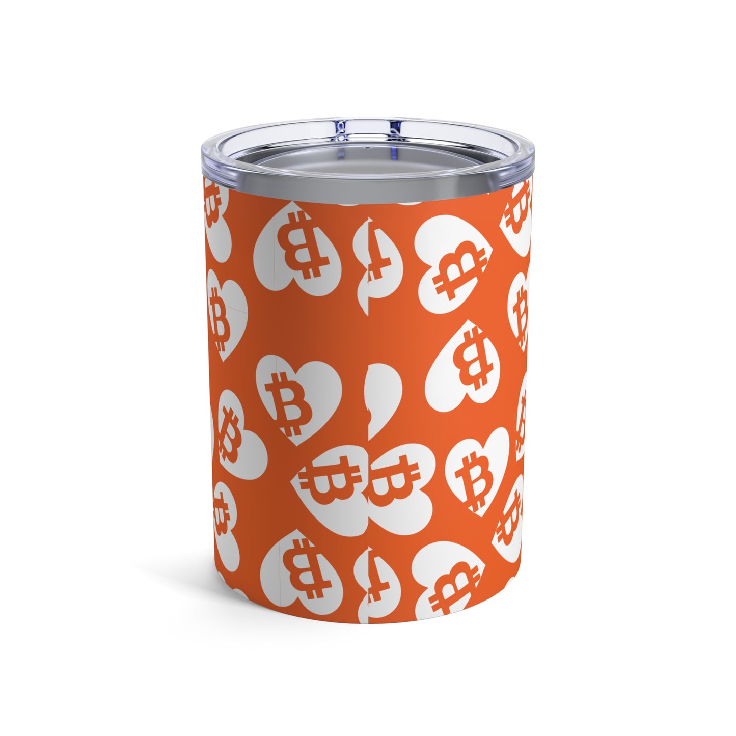 Bitcoin Pocket Hearts Tumbler 10oz