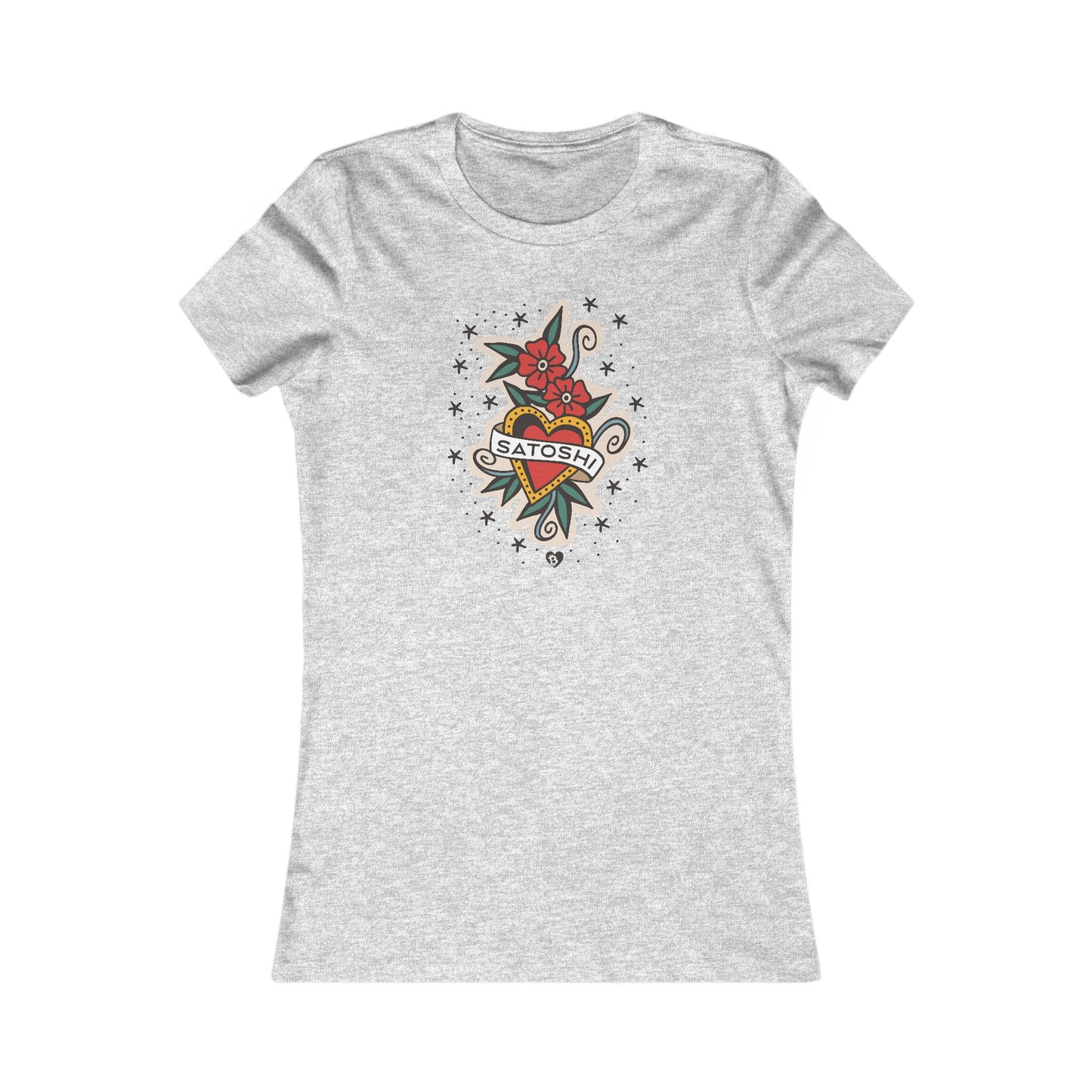 Satoshi Tattoo Slim Fit Women's T-Shirt