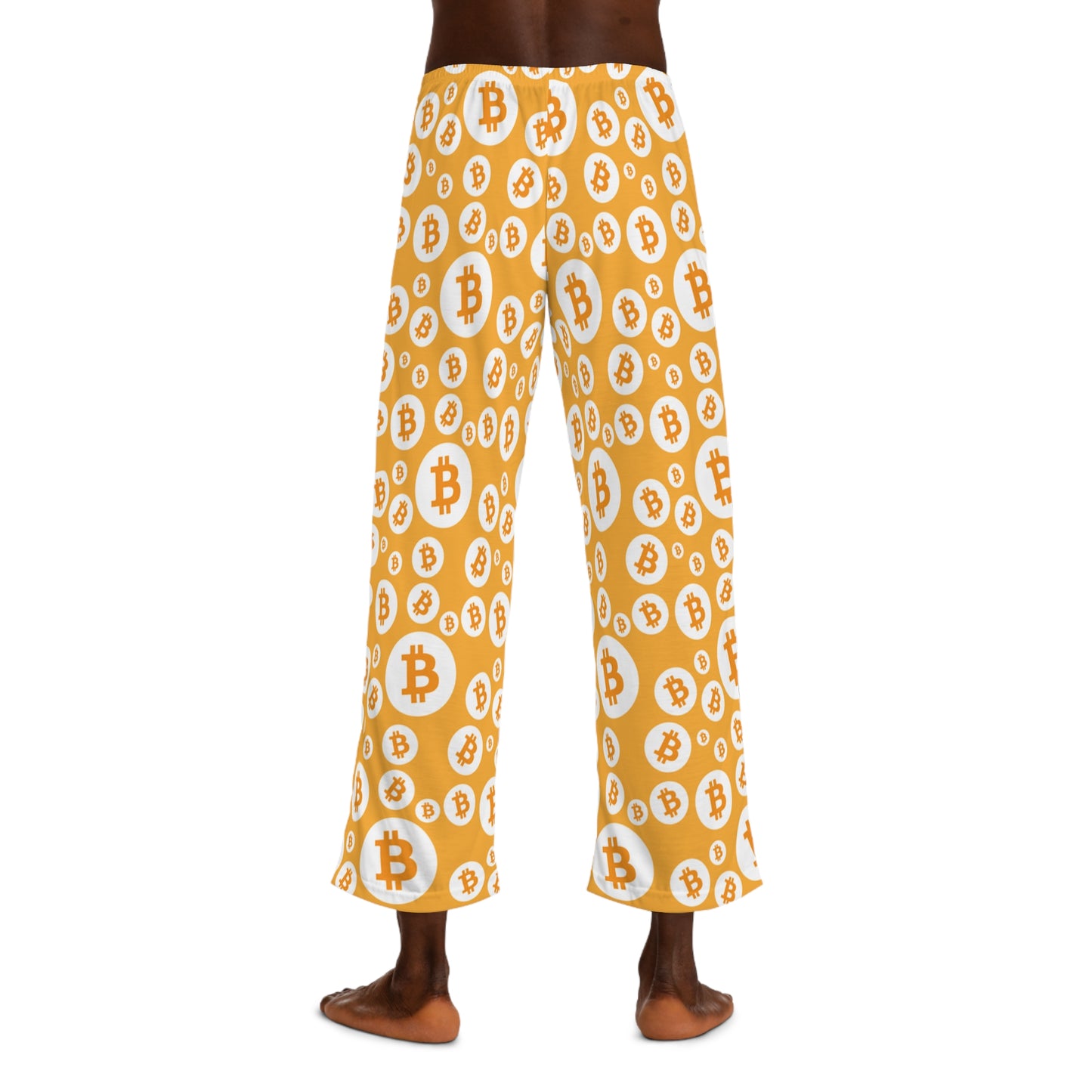 Bitcoin Symbol Polkadot Men's Pyjama Pants